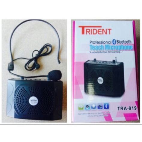 trident lapel microphone|TRIDENT TRA.